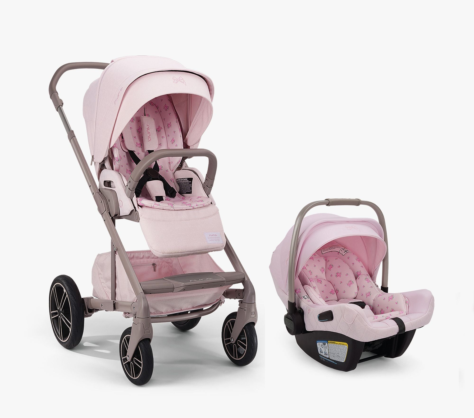 Fancy x Nuna MIXX™ Next + PIPA™ aire RX Travel System，Car Seat & Stroller