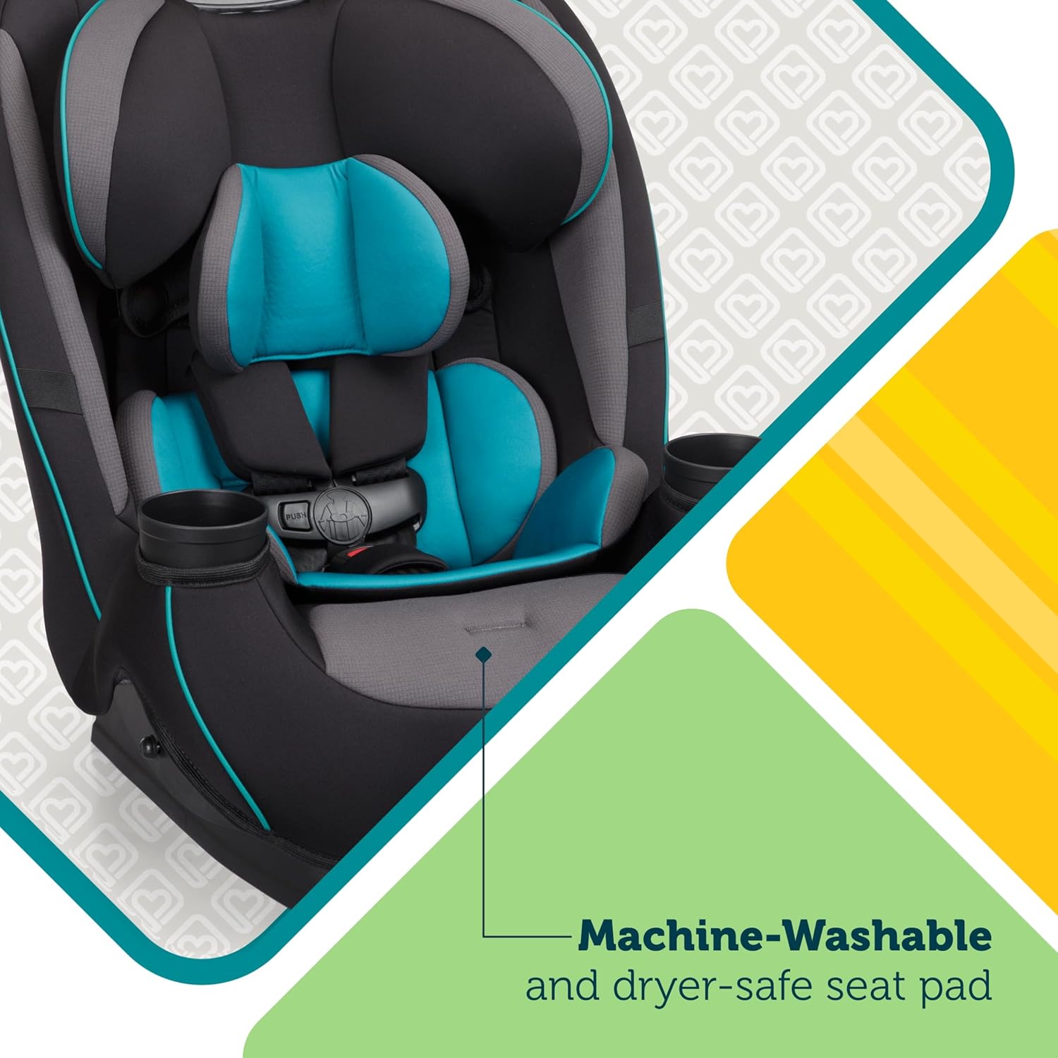 Grow and Go All-in-One Convertible Car Seat, Rear Facing, 5-40 lbs, Forward Facing (30–65 lbs), High Back Booster Seat 40-100 pounds