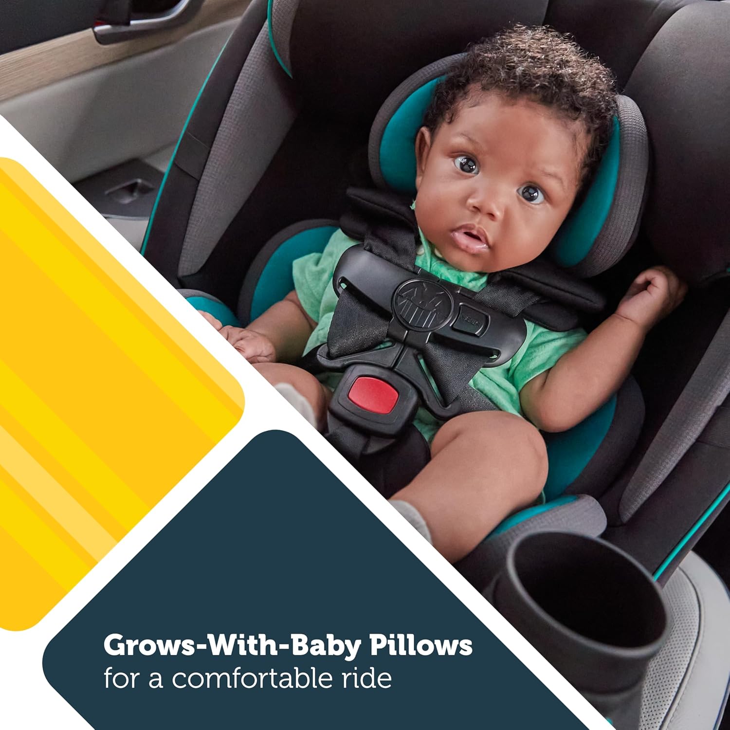 Grow and Go All-in-One Convertible Car Seat, Rear Facing, 5-40 lbs, Forward Facing (30–65 lbs), High Back Booster Seat 40-100 pounds