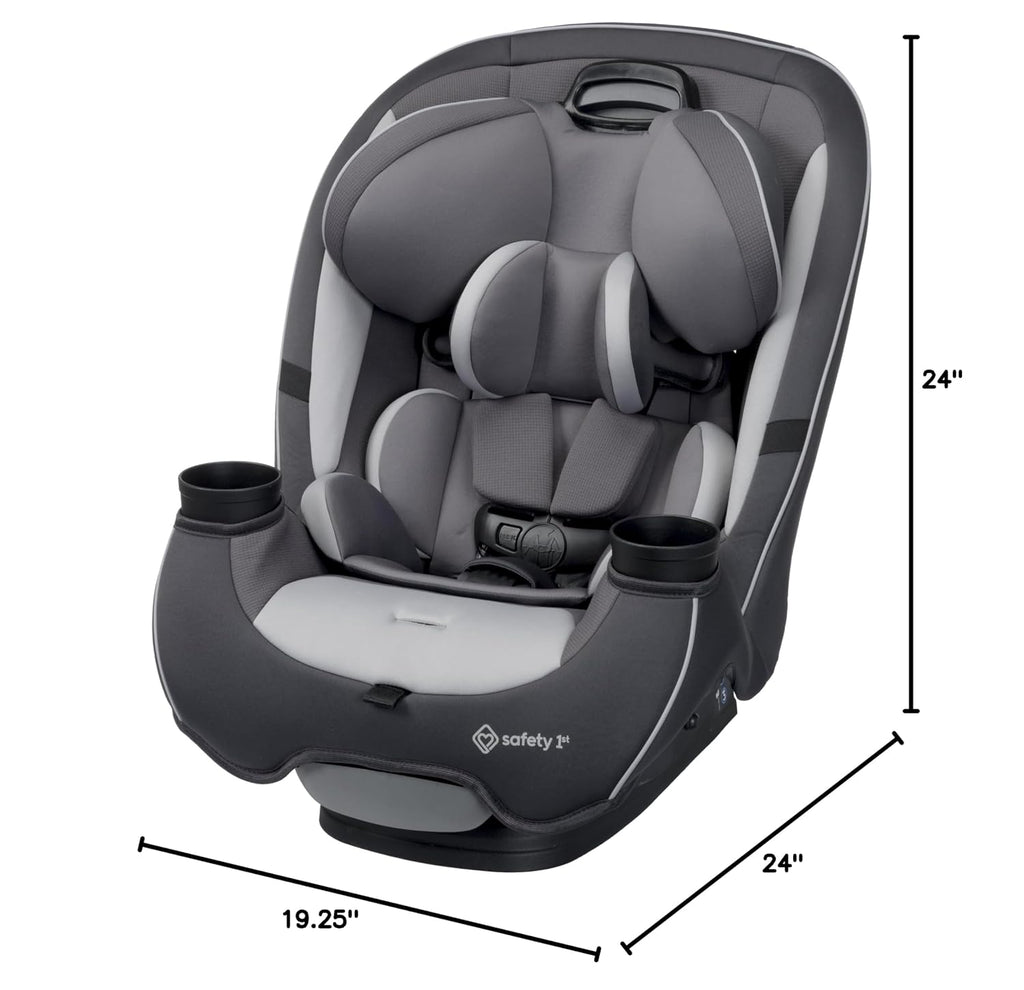 Grow and Go All-in-One Convertible Car Seat, Rear Facing, 5-40 lbs, Forward Facing (30–65 lbs), High Back Booster Seat 40-100 pounds