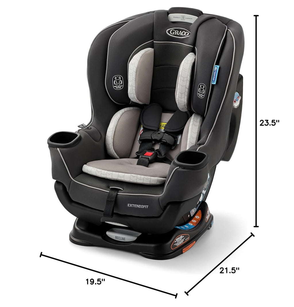 Baby  Car Seat, Rear and Forward Facing Car Seat with Adjustable Extension Panel for Extra Legroom, Great Gift for Baby Shower or Baby Registry