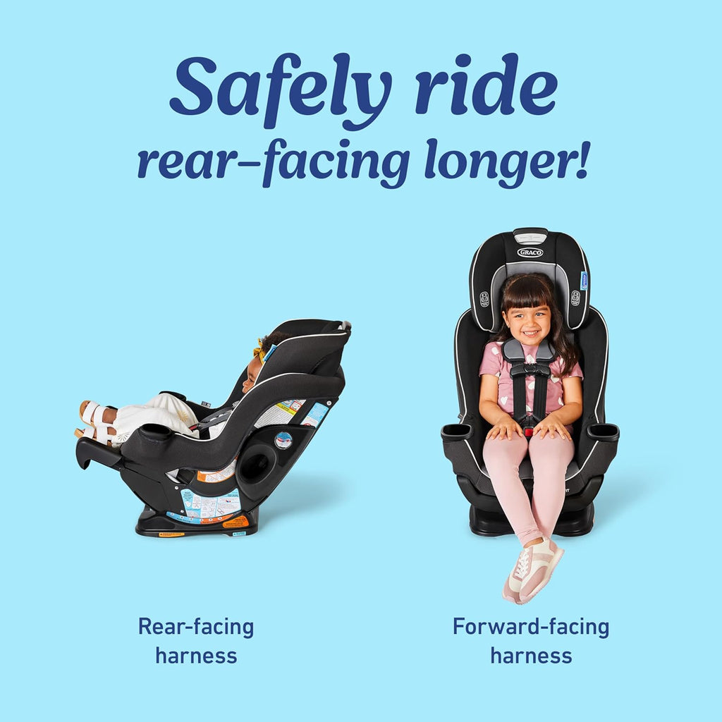 Baby  Car Seat, Rear and Forward Facing Car Seat with Adjustable Extension Panel for Extra Legroom, Great Gift for Baby Shower or Baby Registry