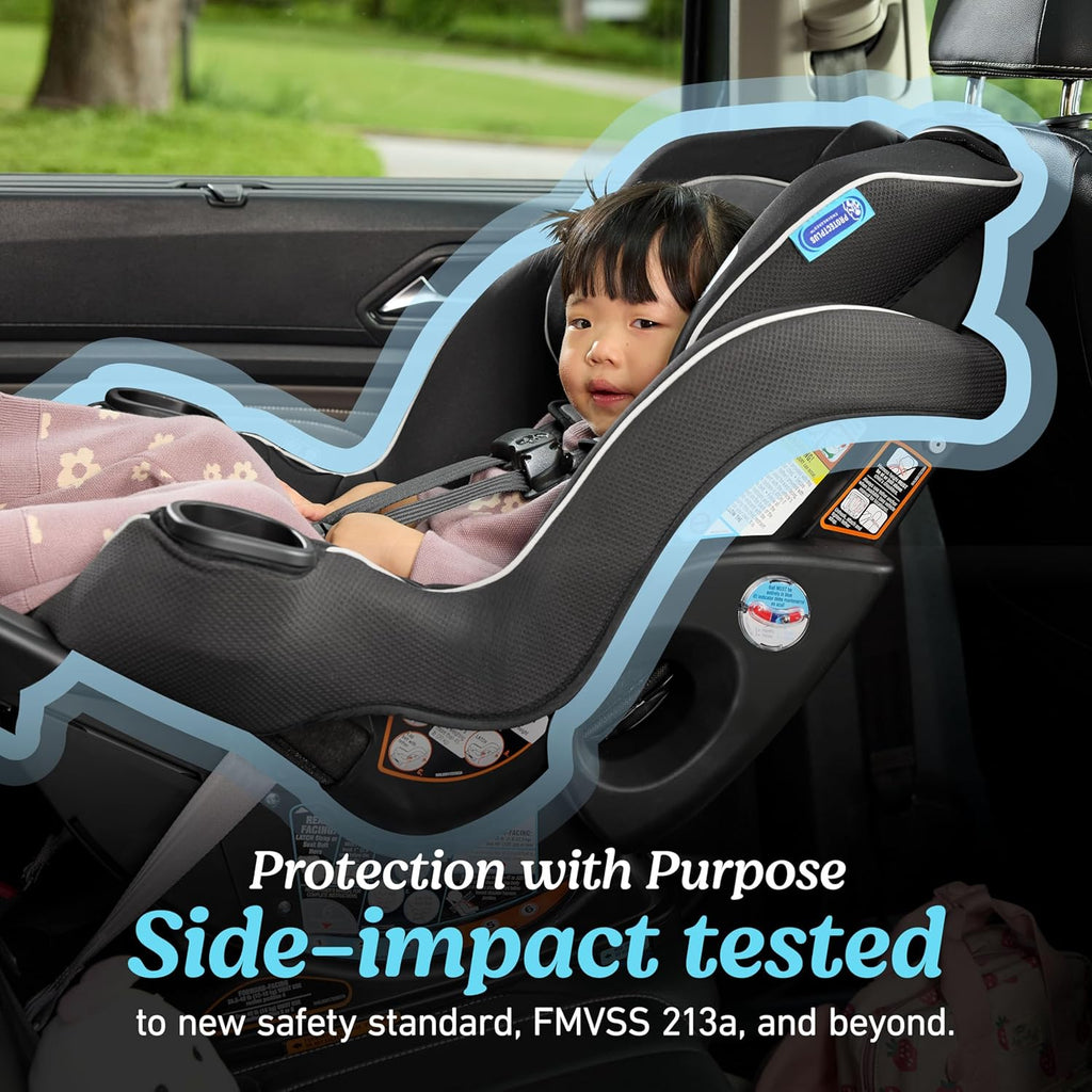 Baby  Car Seat, Rear and Forward Facing Car Seat with Adjustable Extension Panel for Extra Legroom, Great Gift for Baby Shower or Baby Registry