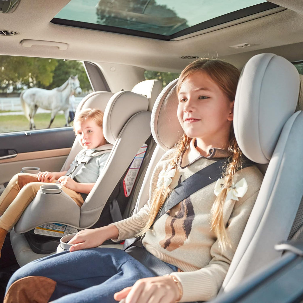 All-in-One Convertible Car Seat, Infant to Toddler Car Seat, Easy-Install Harness, Machine-Washable Cover, 5-100 lbs