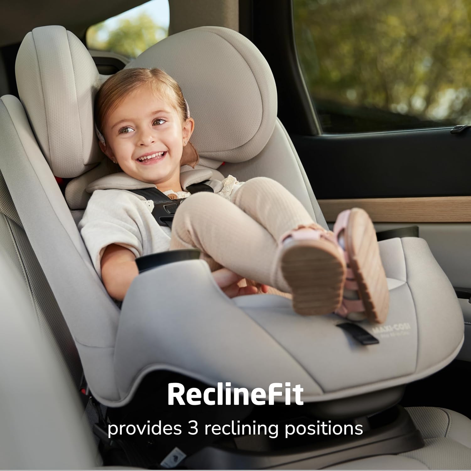 All-in-One Convertible Car Seat, Infant to Toddler Car Seat, Easy-Install Harness, Machine-Washable Cover, 5-100 lbs