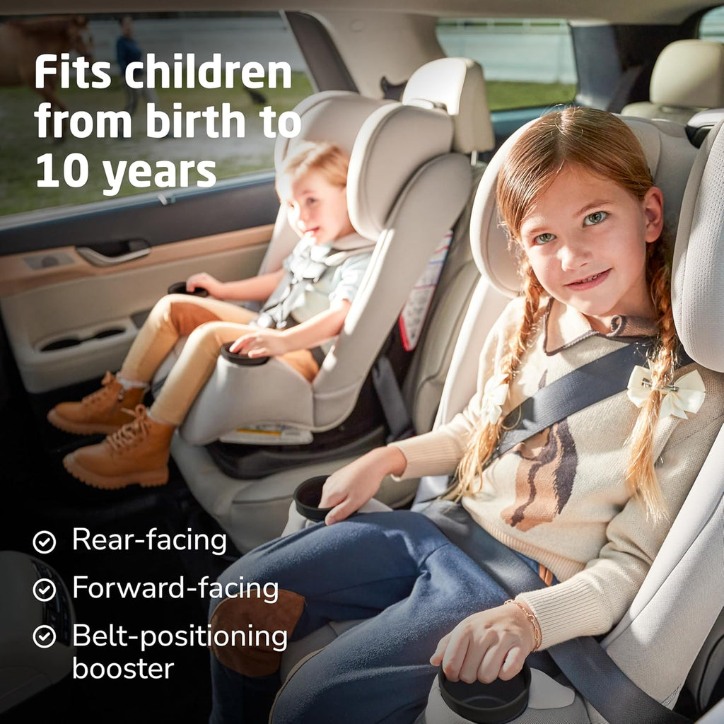 All-in-One Convertible Car Seat, Infant to Toddler Car Seat, Easy-Install Harness, Machine-Washable Cover, 5-100 lbs