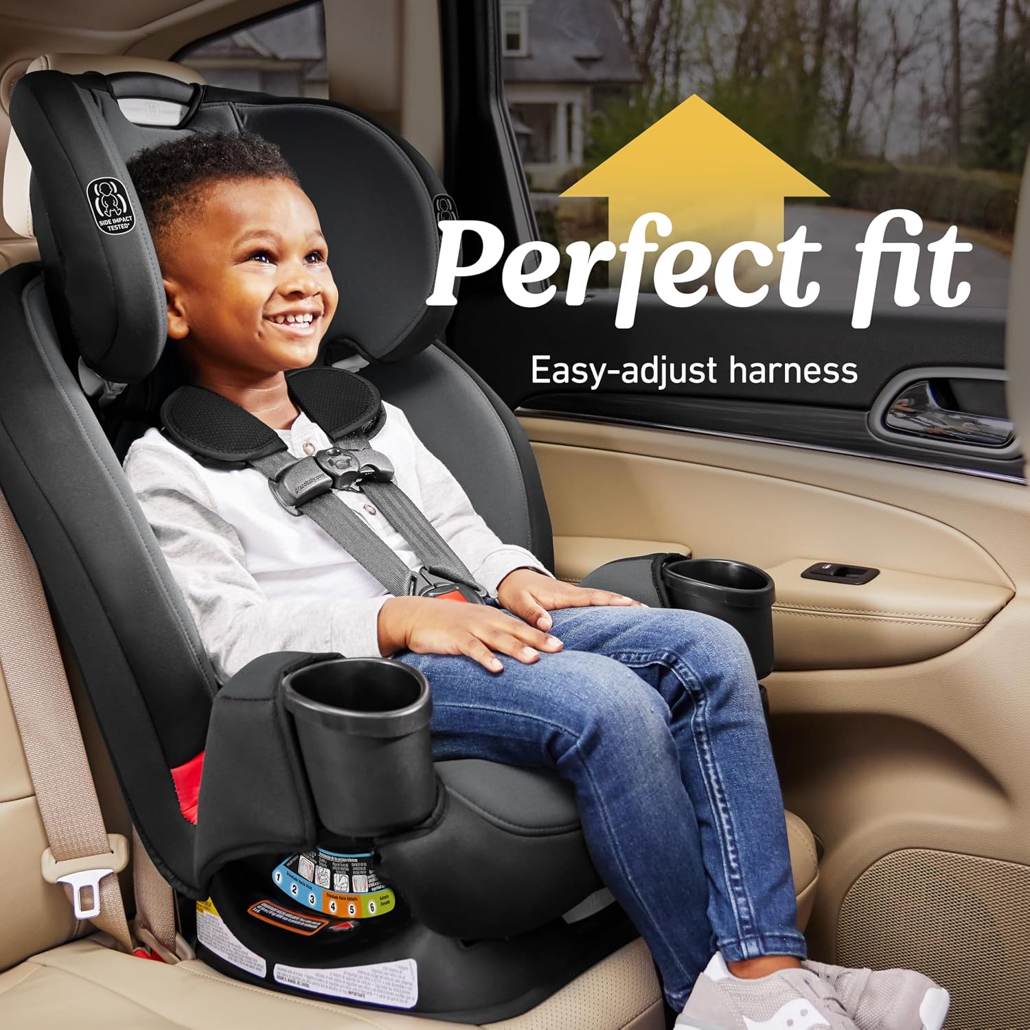 Car Seat - Highback Booster, Forward & Rear Facing Modes, Suitable from Newborn to Preschooler