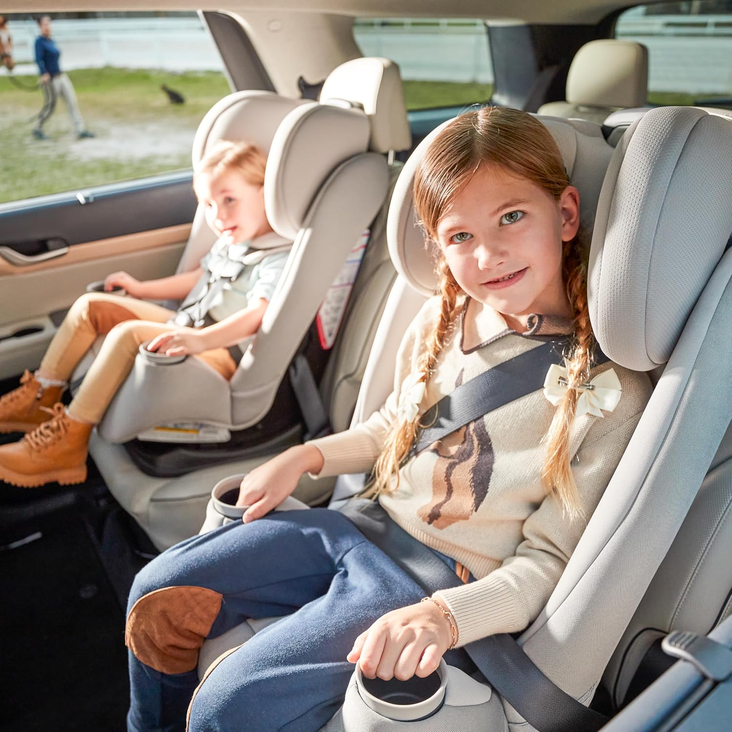 All-in-One Convertible Car Seat, Infant to Toddler Car Seat, Easy-Install Harness, Machine-Washable Cover, 5-100 lbs