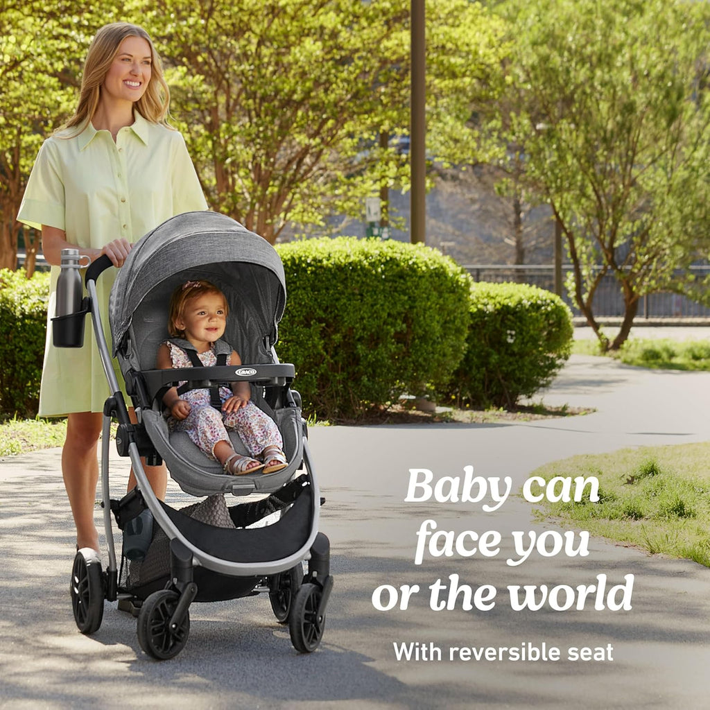Car Seat and Stroller Combo, Includes SnugRide LX Infant Car Seat and Baby Stroller, 3 Modes: Car Seat Carrier, Pramette, Toddler Stroller