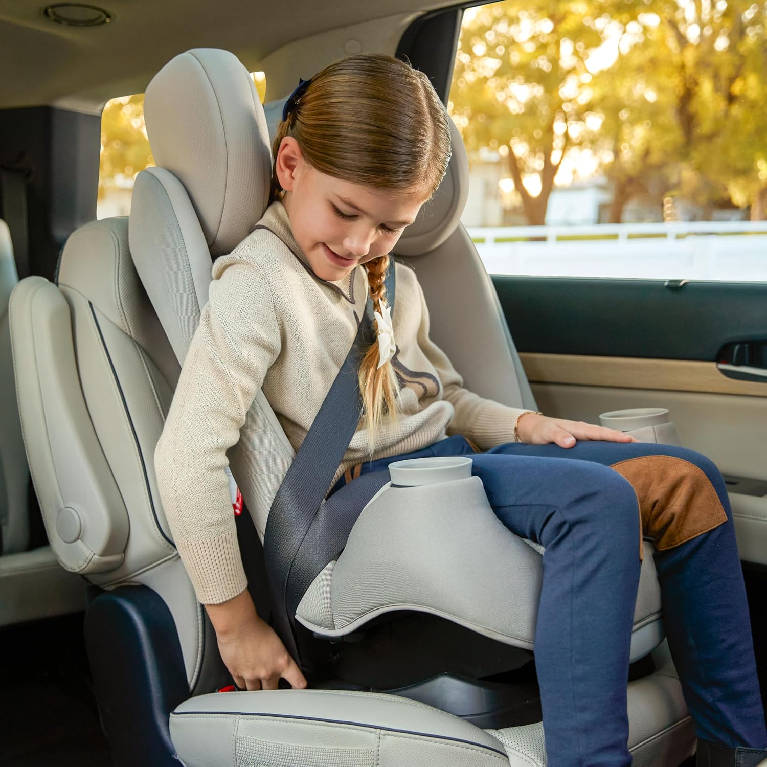All-in-One Convertible Car Seat, Infant to Toddler Car Seat, Easy-Install Harness, Machine-Washable Cover, 5-100 lbs