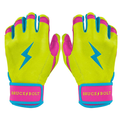 Genuine Leather Baseball Batting Gloves for Men Women Hook and Loop Closure Breathable