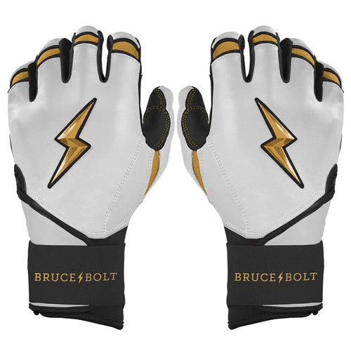 Genuine Leather Baseball Batting Gloves Hook and Loop Closure for Adults