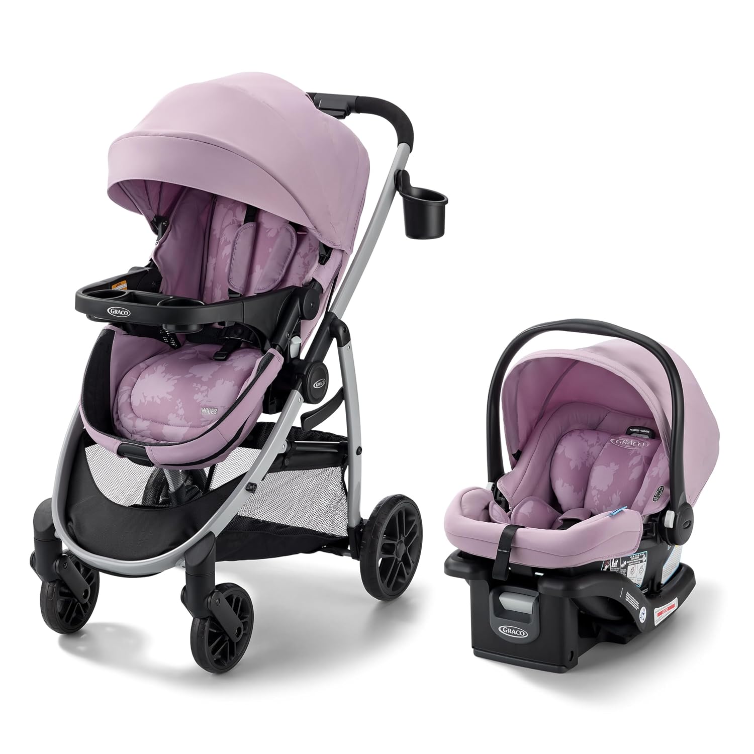 Car Seat and Stroller Combo, Includes SnugRide LX Infant Car Seat and Baby Stroller, 3 Modes: Car Seat Carrier, Pramette, Toddler Stroller